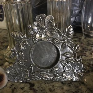 Miniature Pewter Picture Frame